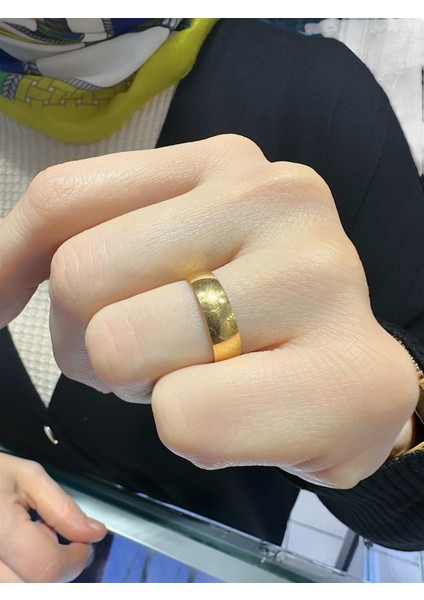 22 Ayar Düz Bombe 6 mm Alyans Altın Yüzük fiyatları