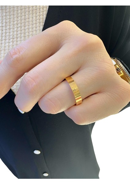 22 Ayar Kibrit Çöpü Düz 4 mm Altın Alyans Yüzük fiyatları