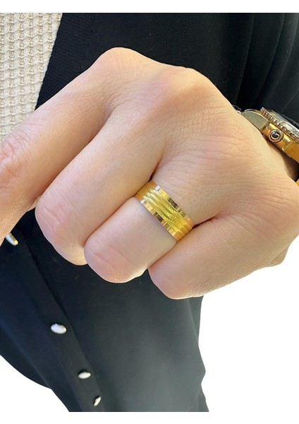 22 Ayar Altın Trabzon Modeli 6 mm Alyans Yüzük fiyatları