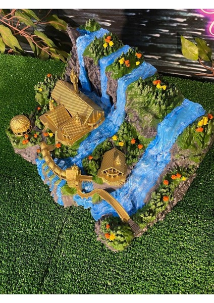 Yüzüklerin Efendisi Ayrık Vadi Elf Diyarı Boyalı Figür (25 cm Genişlik) fiyatları