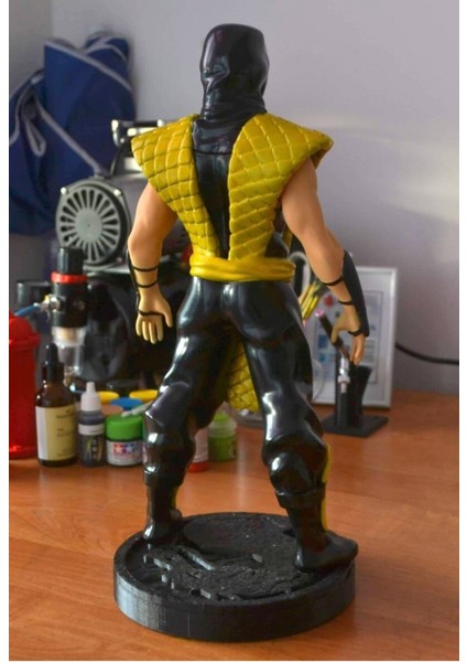 Scorpion Mortal Kombat Boyalı Figür 20 cm fırsatları