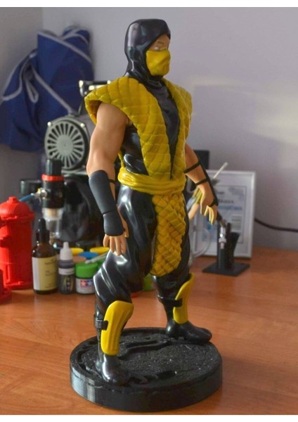 Scorpion Mortal Kombat Boyalı Figür 20 cm indirimleri