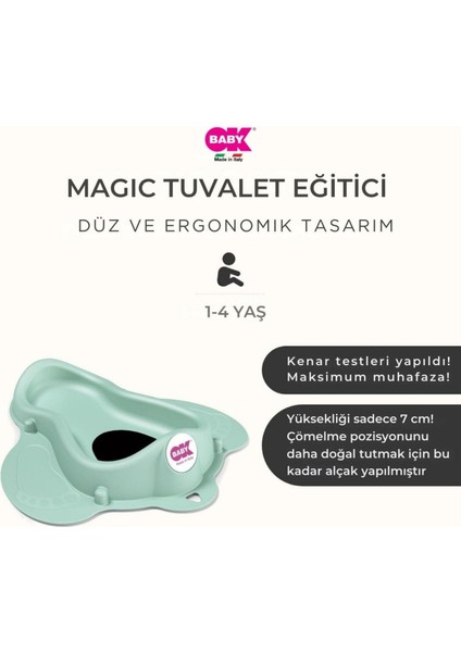 Magic Tuvalet Eğitici / Kırık Beyaz