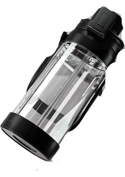 Su Bardağı Erkek Büyük Kapasiteli Plastik Su Şişesi Öğrenci Yüksek Sıcaklığa Dayanıklı Yaz Sporları Şişesi (Yurt Dışından)