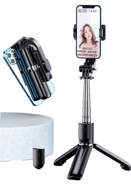 Hepsi Bir Arada, Elle Tutulan Fotoğraf Artefaktı Teleskopik Direkli Tripod (Yurt Dışından)