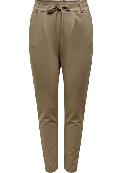 Kadın Lastikli Ve Bağcıklı Kahverengi Pantolon - 15115847 indirimleri