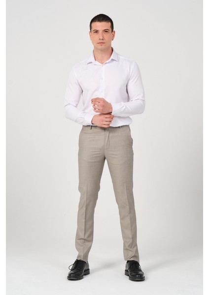 Slim Fit Erkek Kumaş Pantolon