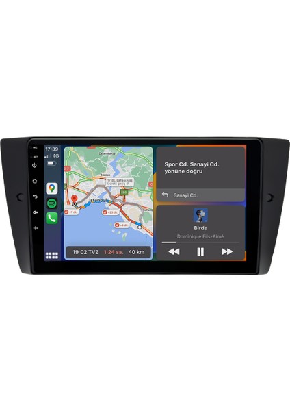Bmw E90 (2005-2011) Android 14 Multimedya Carplay 10 Inch 4 GB Ram / 64 GB Hafıza CRV-4033XD