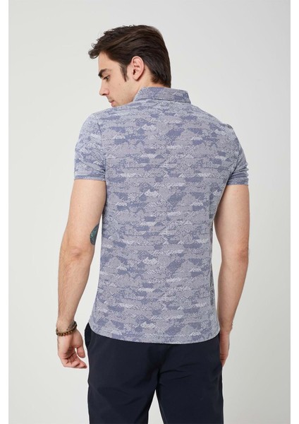 Erkek Polo Lacivert Yakalı Tshirt