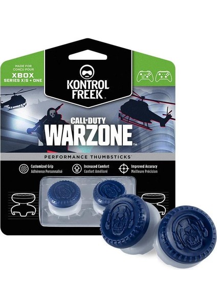 Cosmostech Kontrolfreek Call Of Duty Warzone Xbox Series x I S ve One Uyumlu Analog Başlık Thumbsticks - Performans Yükseltici ve koruyucu
