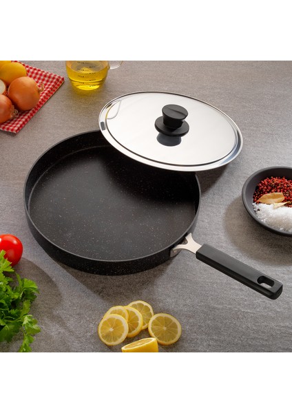 Fish Pan Kapaklı Balık Tavası 32 Cm-2 Parça