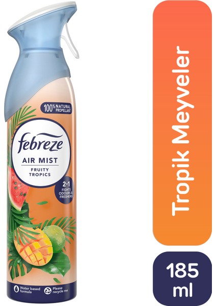 Hava Ferahlatıcı Sprey Oda Kokusu Tropik Meyveler 185 ml