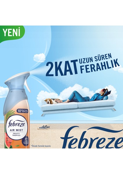 Hava Ferahlatıcı Sprey Oda Kokusu Tropik Meyveler 185 ml