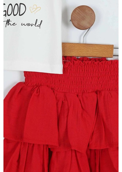 Believe Gül Desenli Gipeli 3 lü takılm - Kırmızı indirimleri