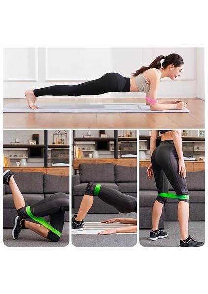 Çetiner Group Buffer®  5li Egzersiz Direnç Bant Seti Pilates Crossfit Ekipmanları