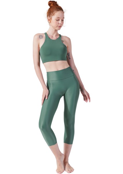 Artemis Yüksek Belli 3/4 Tayt, Spor Tayt, Toparlayıcı Tayt, Yoga Taytı