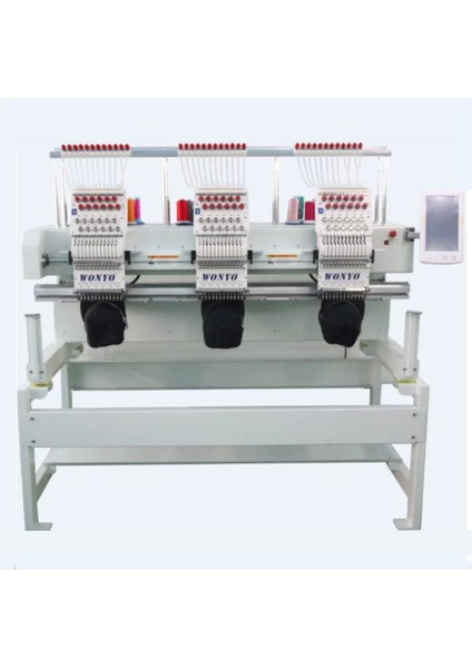 WYQ1203 3 Kafa 12 Iğne Nakış Makinesi (40CM x 50CM Işleme Alanı)