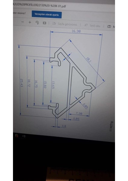 Sıva Altı Lineer Alüminyum Boş Kasa Profil (100 Cm) - LED Bar Boş Kasa