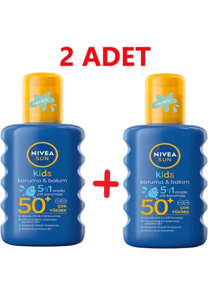 Sun Kids Spf 50+ Güneş Koruyucu 2 Adet