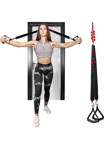 Çok Fonksiyonlu Direnç Egzersiz Seti Gym Resistance Exercise Kit