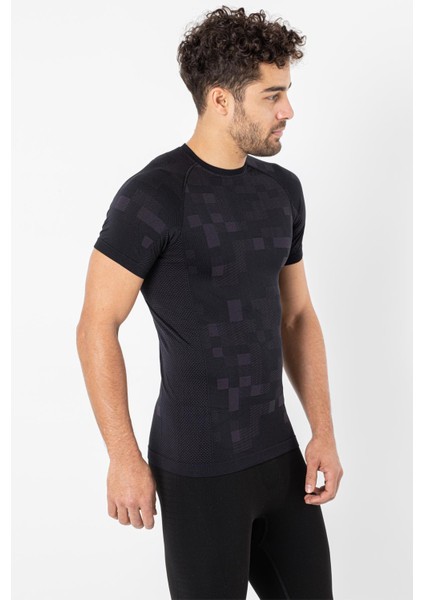 Erkek Lightweight Running Kısa Kollu Dikişsiz Spor Tişört indirimleri