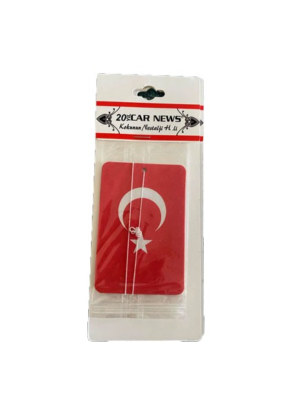 Türk Bayraklı Oto Kokusu
