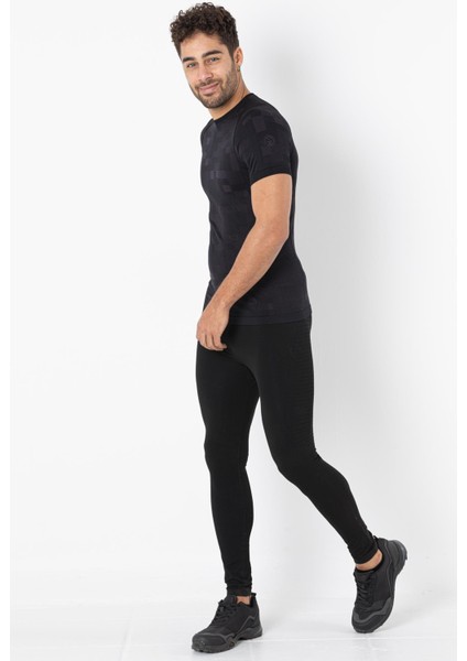 Erkek Lightweight Running Kısa Kollu Dikişsiz Spor Tişört