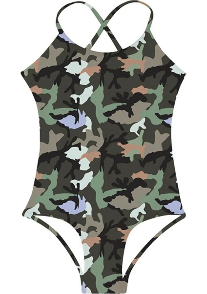 Ranger Junior Swimsuit Haki Çocuk Mayo