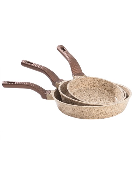 3737 Döküm Granit 3 Parça Tava Seti (20-24-28 Cm) modelleri