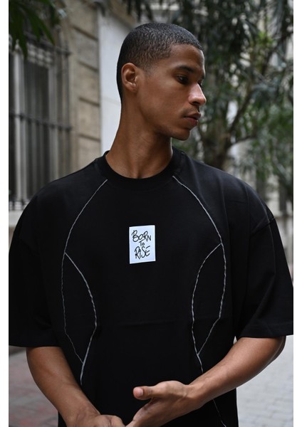 R-5792 Biye Detaylı Süprem Tişört modelleri