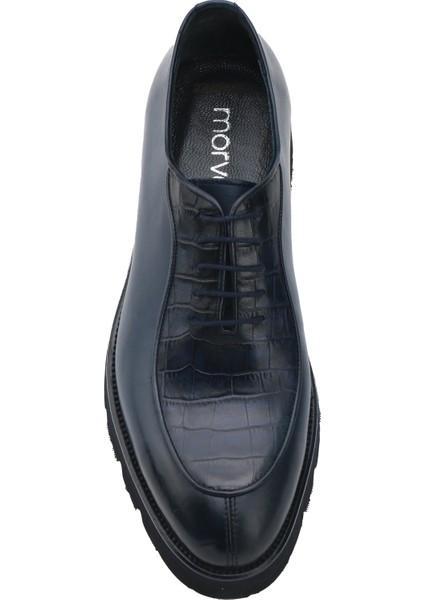 Erkek Lacivert Mevsimlik Casual Deri Spor Ayakkabı indirimleri