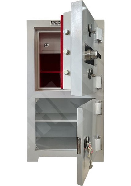 ÖÇK-125 Çift Kapılı Dolaplı Zırhlı Çelik Para Kasası modelleri