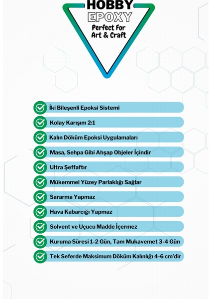 Ultra Şeffaf Tek Döküm Epoksi Reçine 30kg SET Döküm Tipi Epoxy Masa Sehpa için KALIN DÖKÜM