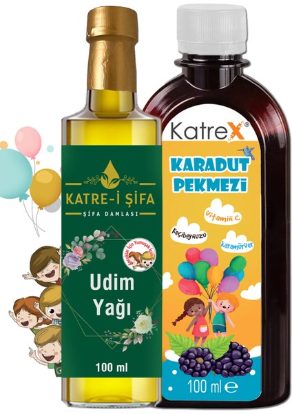 C Vitaminli Karmaürver Destekli Karadut Pekmezi Karışımı + Çocuklar Için Udim Yağı fiyatları