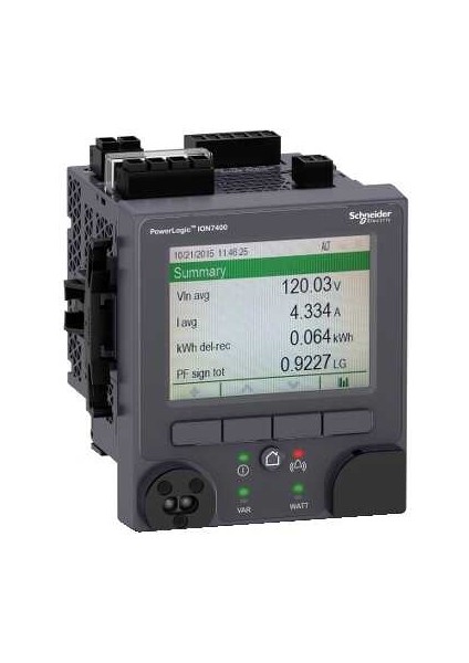 METSEION7400A - Powerlogic ION7400 Advanced Enerji Kalite Analizörü, Panoya Montaj