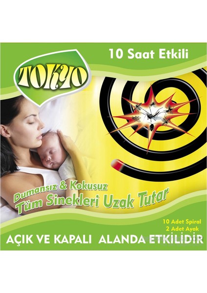 Sinek Kovucu Sinek, Sivrisinek Kovucu Kaçıran Sinek Öldürücü Spiral