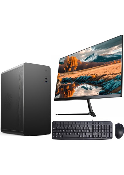 E-Vix Forge İ5-10400 8gb 256GB M.2 Nvme SSD 24" Masaüstü Ofis Bilgisayarı