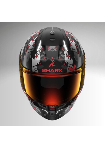 Skwal I3 Hellcat Stop Lambalı Kapalı Kask - Kırmızı / Siyah fiyatları