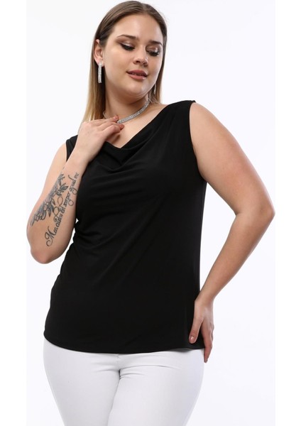 Degaje Yaka Sandy Altet - Siyah