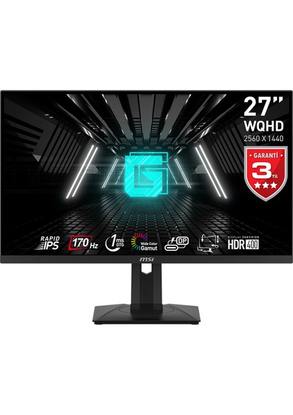 27" G274QPF 2560x1440 (WQHD) FLAT RAPID IPS 170HZ 1MS ADAPTIVE-SYNC PIVOT GAMING MONITOR