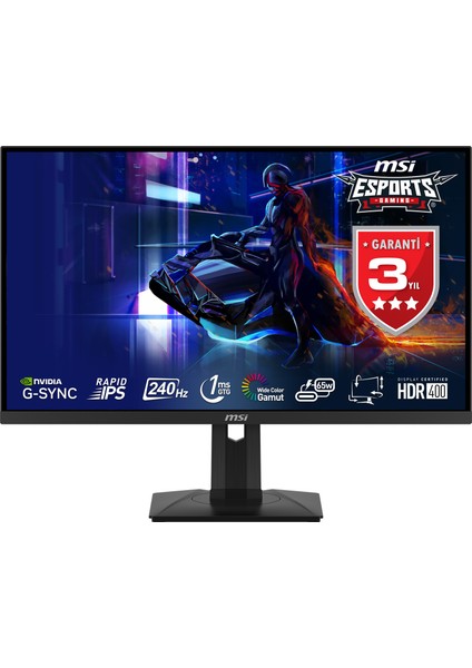 G274QPX 27" 1ms (GTG) 240Hz G-Sync Rapid IPS WQHD Gaming (Oyuncu) Monitör