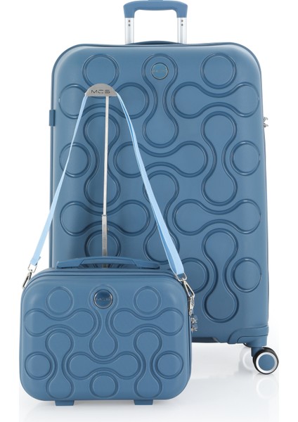 Polipropilen 2'li Valiz Seti Büyük & Makyaj V376