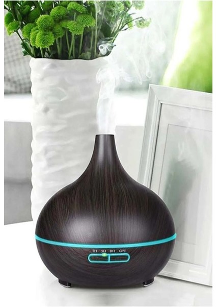 Premium Kalite Geniş Alan Aromatik Oda Kokusu Difüzörü 7 Farklı Işıklı Buhar Makinası