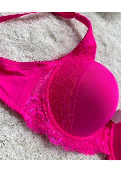 Fk Lingerie Dantelli Push-Up Balenli Ithal Kaliteli Sütyen (Fırsat Ürünü)- 189 fırsatları