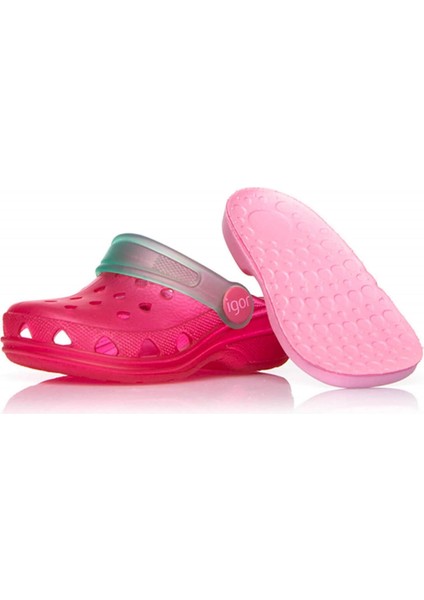 Fuşya Kız Bebek Sandalet