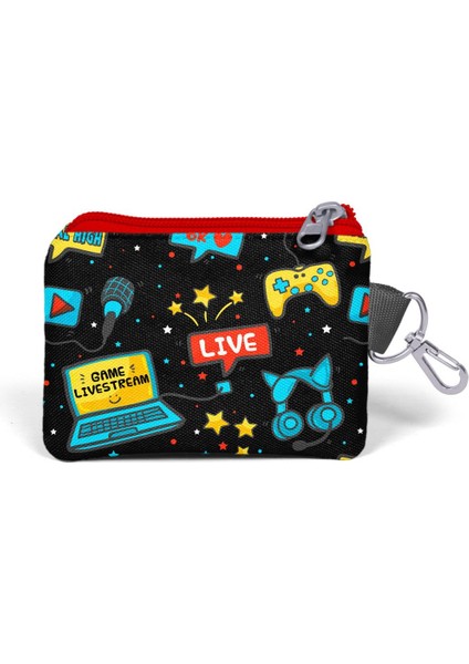 Kids Siyah Mavi Gamer Desenli Bozuk Para Çantası 21918 fiyatları