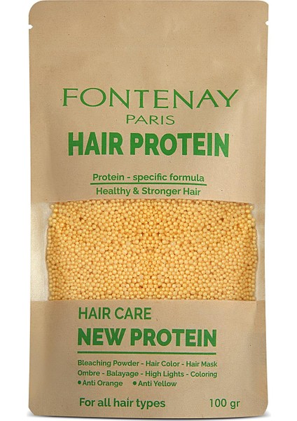 Saç Bakım Proteini / Hair Protein -Saç Açma&boya Işleminde Yıpranmaya Karşı Özel Ürün 100GR