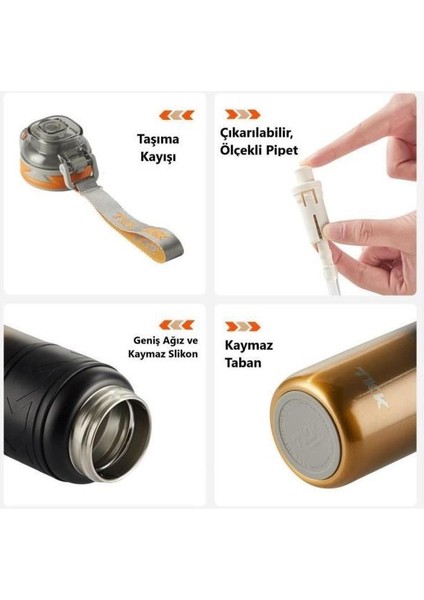 Vagon Tkk Çelik Termos 900ML. T2025 Orange modelleri