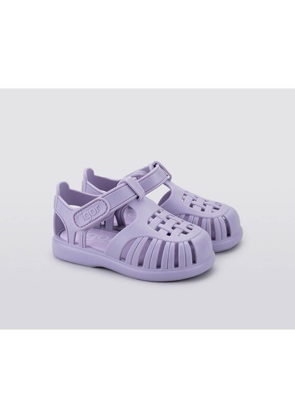Tobby Solid Çocuk Mor Sandalet