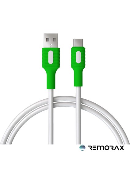 Coral Hızlı Şarj Usb Type A Type-C 120 Cm 3.0a Beyaz Kablo Beyaz-Yeşil Uçlar fiyatları